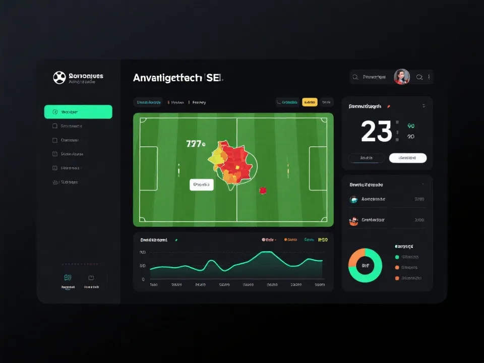 实时比赛数据监控面板示意图